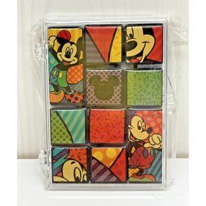 DISNEY Mickey Mouse Magnets Britto 2011 Enesco Set Of 10